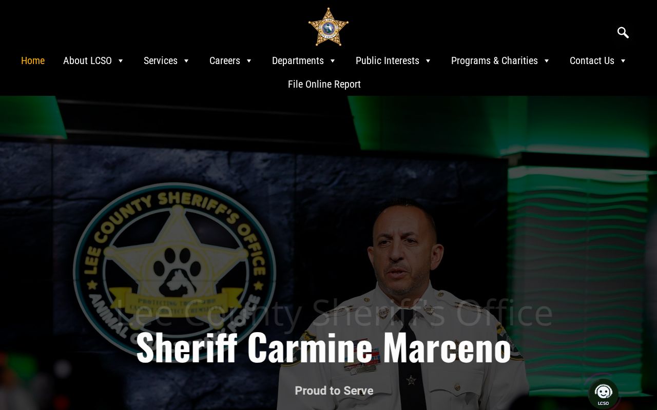 Lee County criminal history sheriff records gateway